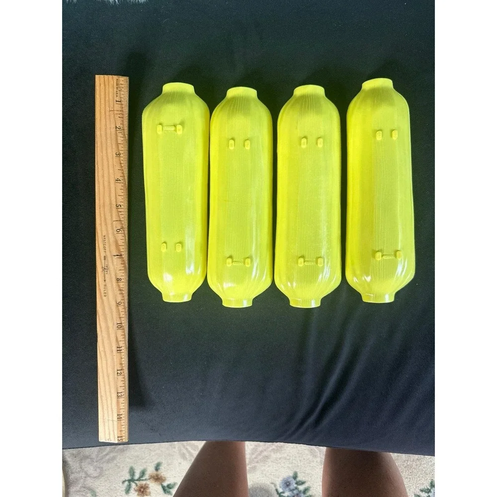 VTG Corn On The Cob Holders yellow Mid Mod